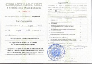 Картавая Ольга Анатольевна