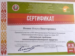 Новик Ольга Викторовна